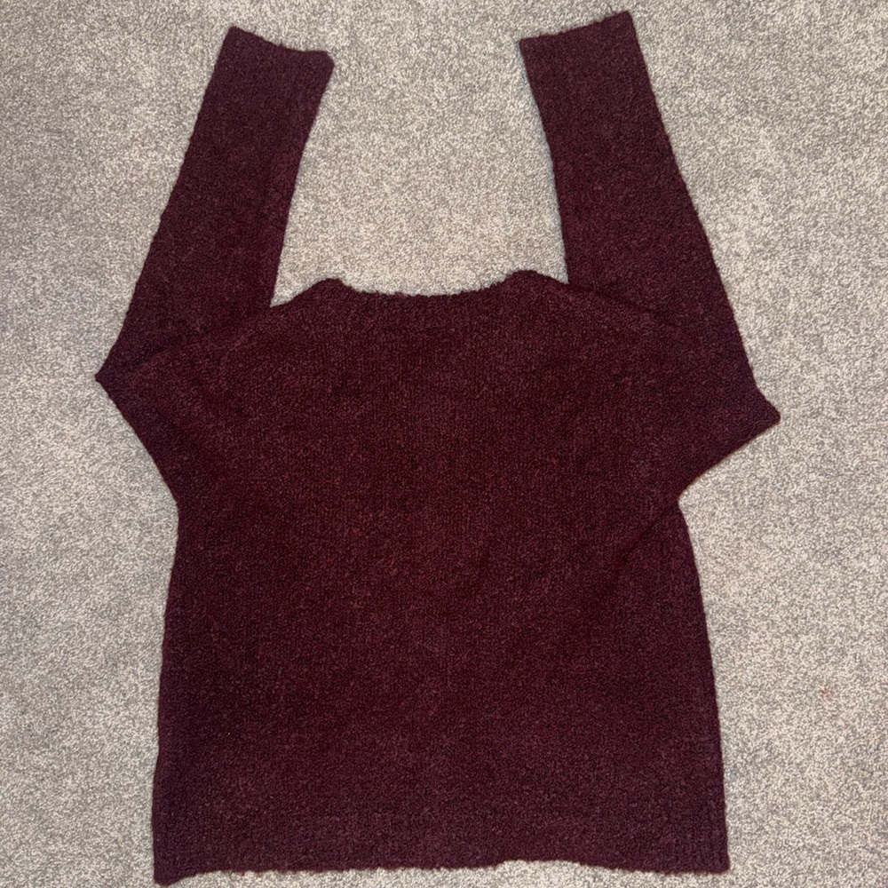 Z Supply Deep Burgundy Cardigan Sweater - Picture 4 of 5